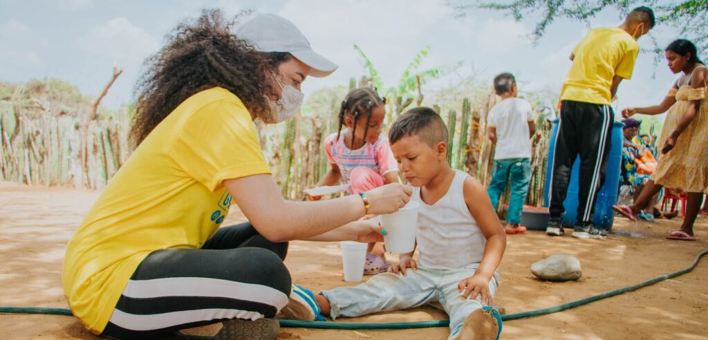 Actividad comunitaria de la Fundación El Cielo Gobierna